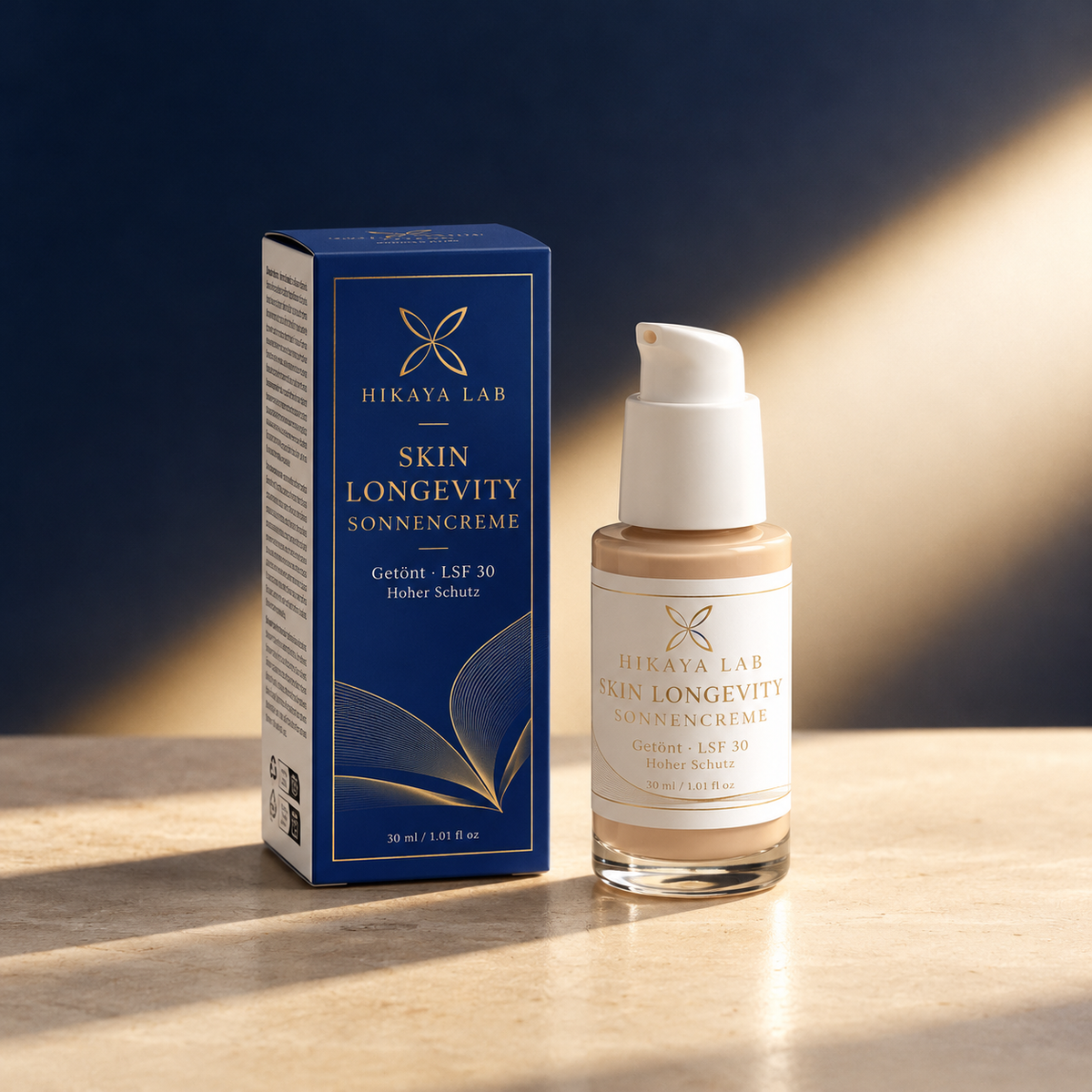 Getönte Sonnencreme für reife Haut