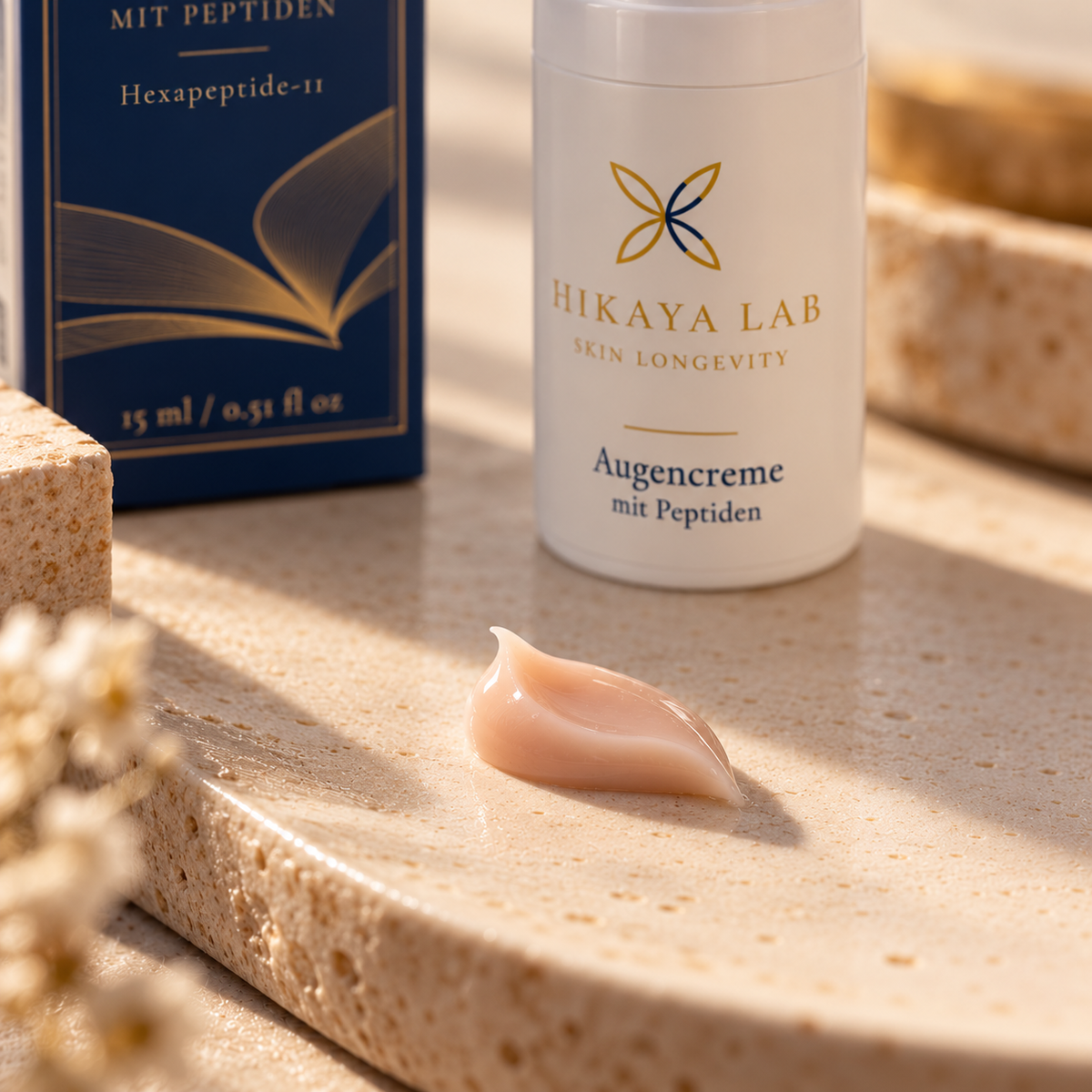 Augencreme mit Peptiden